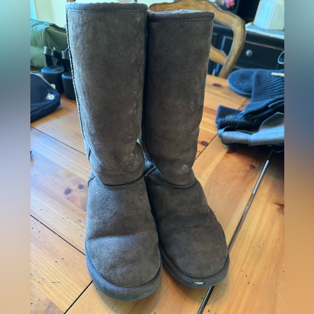 UGG- dark brown boots size 9.5